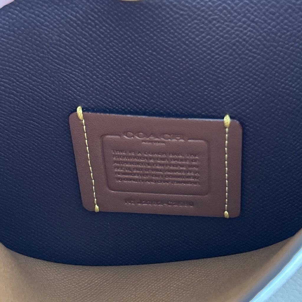 406 Coach Willow Shoulder Bucket Bag In Chalk Colour block BNWOT