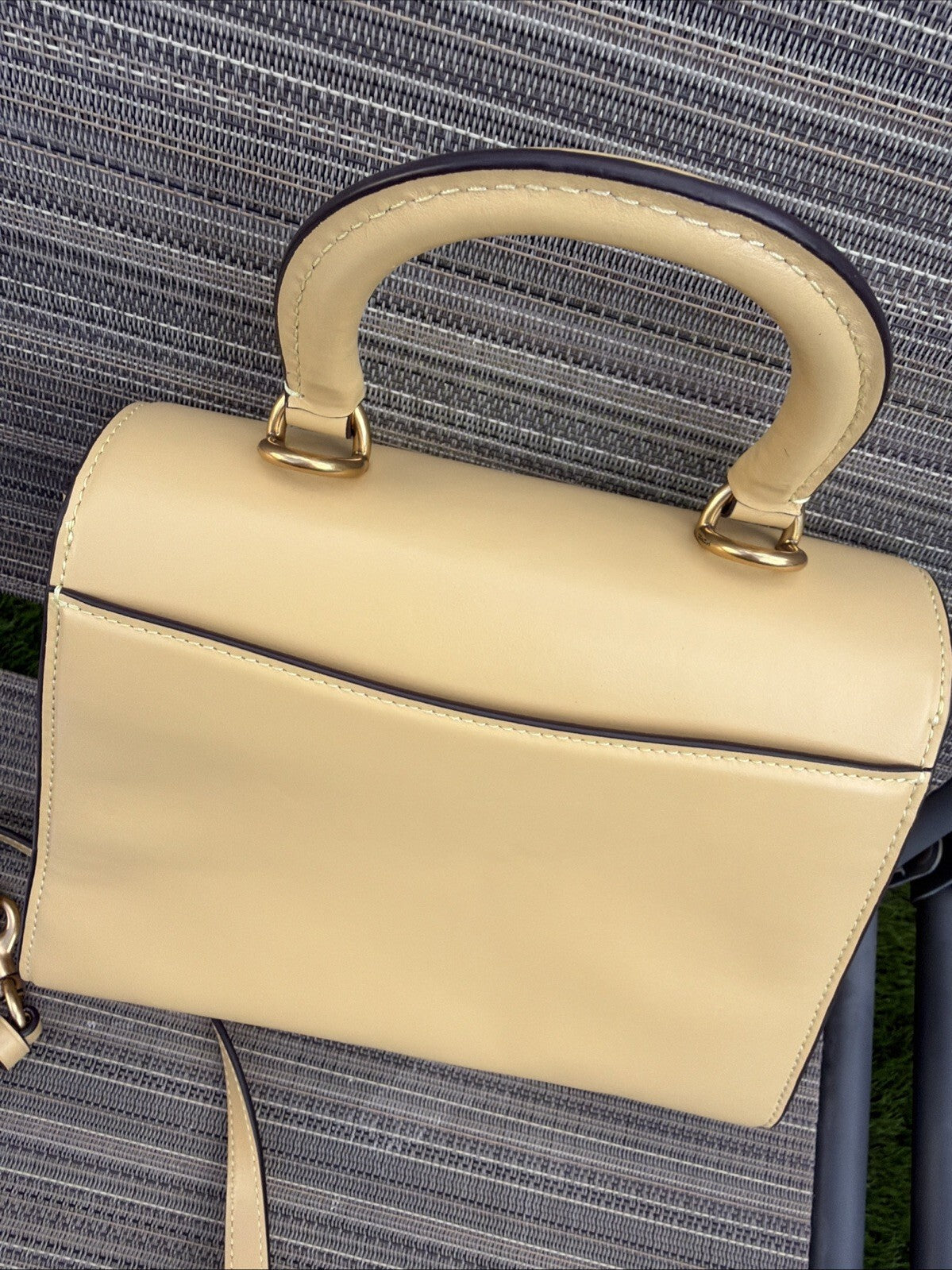 Coach Sammy Top Handle 21 Bag smooth leather Hay - Yellow  RRP £550 BNWT