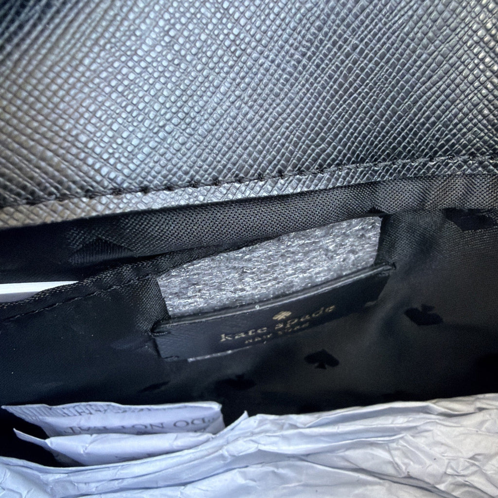 365 Kate Spade Carson Convertible Crossbody Black Leather Bag BNWT £329 2 Straps