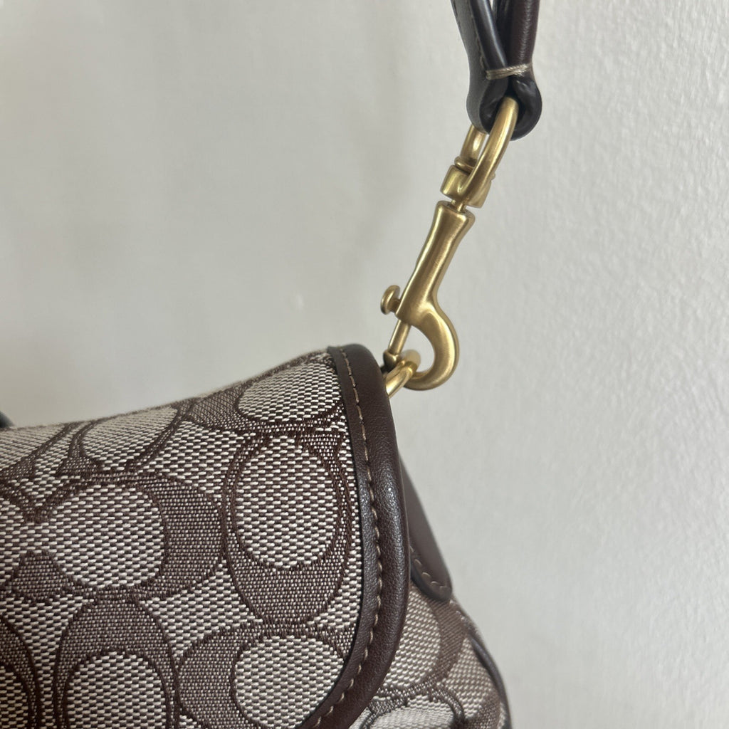409 Coach Soho 25 In Signature Oak Maple BNWOT