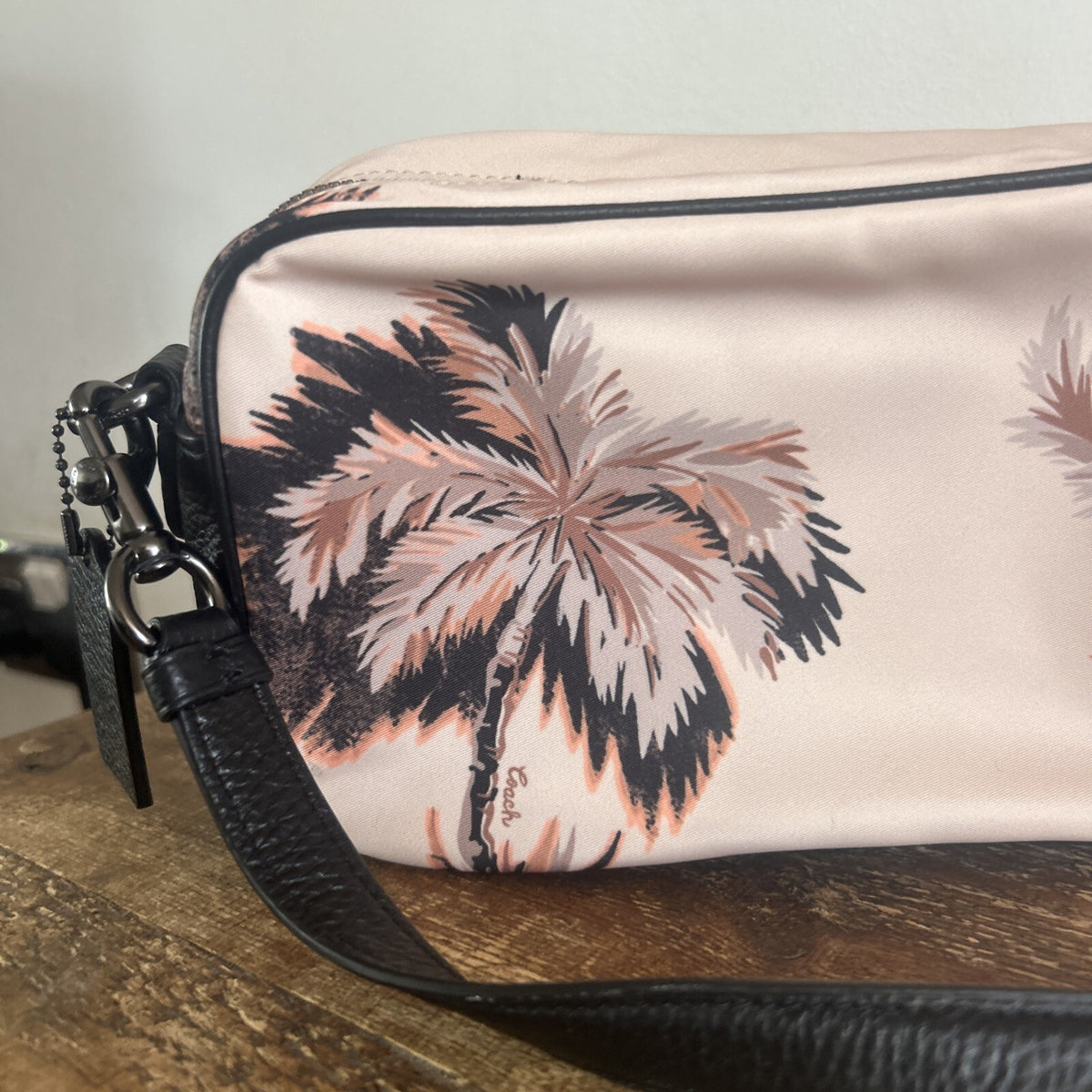414 Coach Palm Print Courtney BNWT