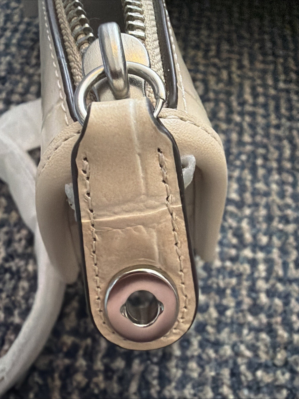 Coach Embossed Crocodile Ivory Swinger Bag BNWT £250