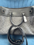 Coach Gotham Folio In Signature Canvas Leather Brief Case Bag RRP £495 Unisex