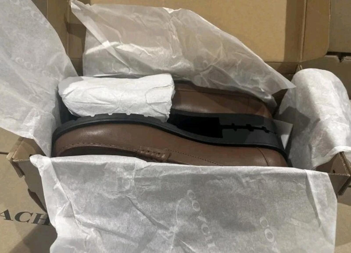Coach Janie Loafer Dark Saddle UK 4.5 US 6.5 EUR 37 RRP £225