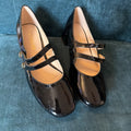 Coach Angelina Patent Leather Mary Jane Shoes UK 3.5 Black  BN