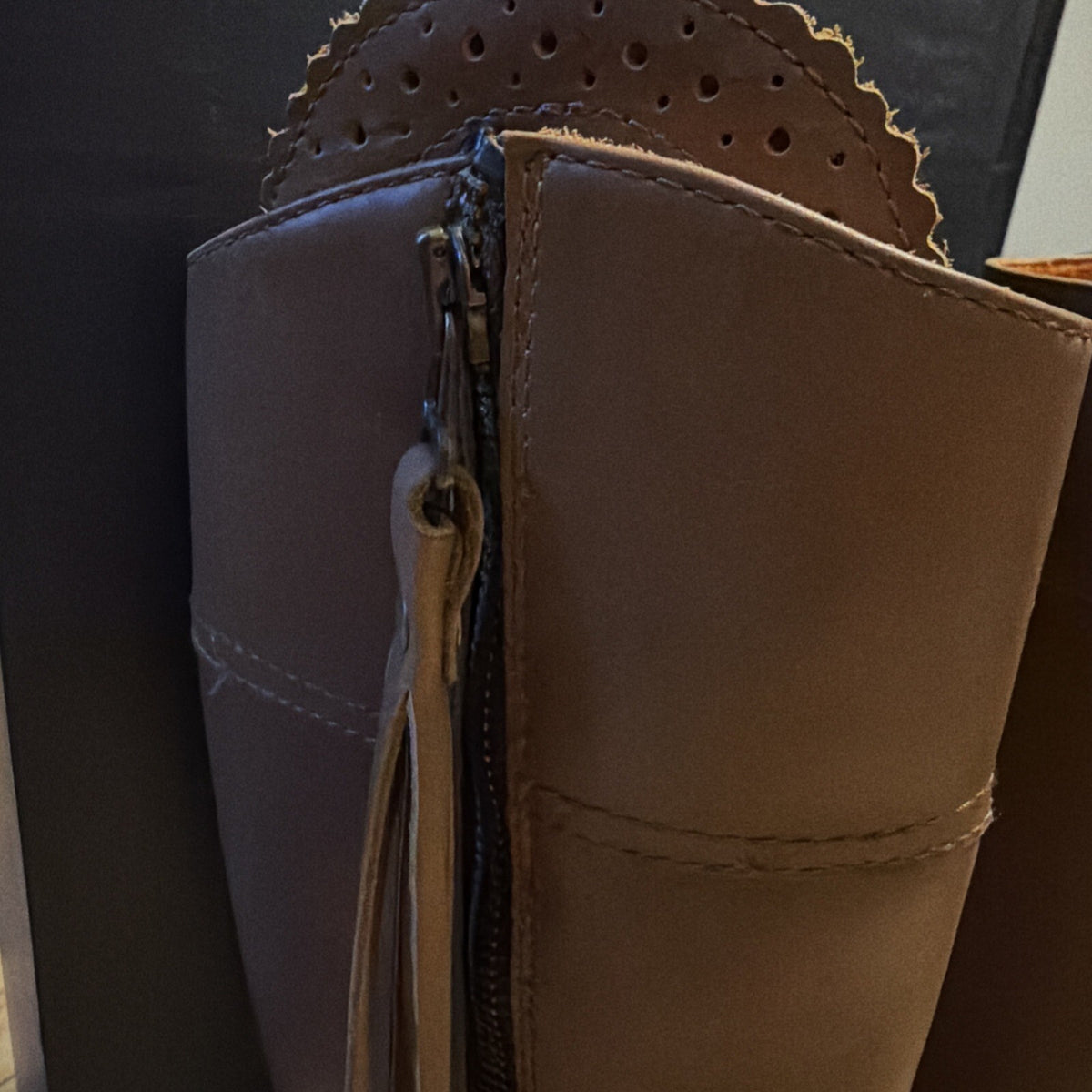 Fairfax & Favor Explorer Boots Oak Brown Leather Narrow Fit Waterproof Uk 7.5 BN