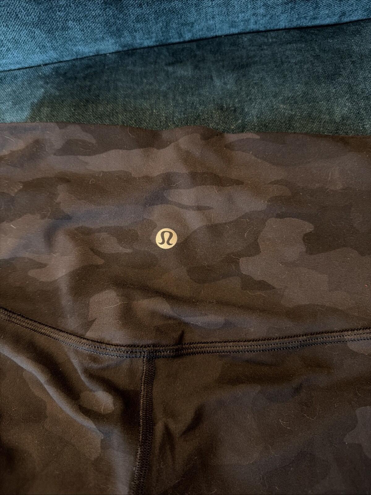 Lululemon Align Pant 28" Heritage 365 Camo Deep Coal Multi Uk 8 BNWOT Leggings