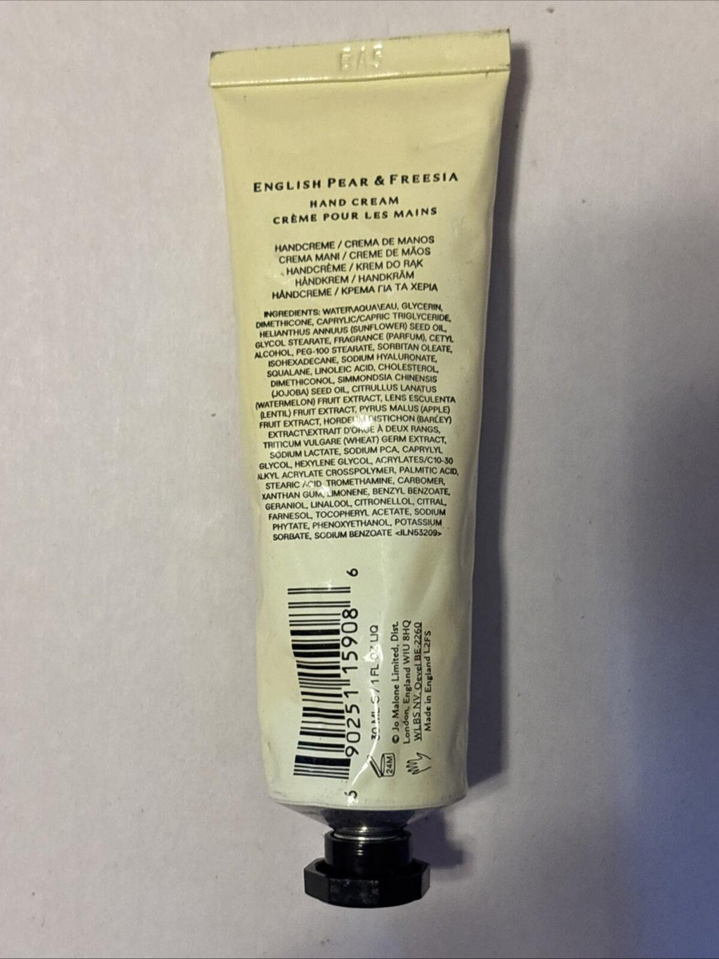 Jo Malone Hand Cream Set 30ml X 5 English Pear BlackBerry Peony Bluebell Rrp£120