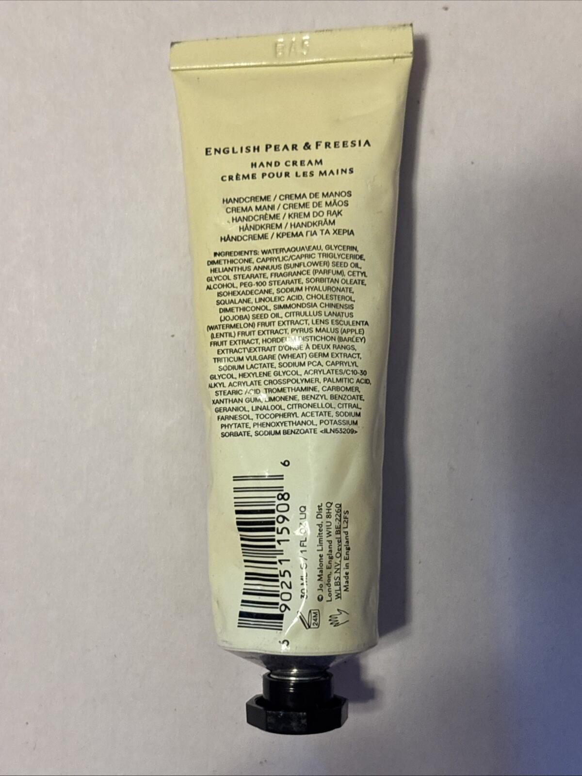 Jo Malone Hand Cream Set 30ml X 5 English Pear BlackBerry Peony Bluebell Rrp£120