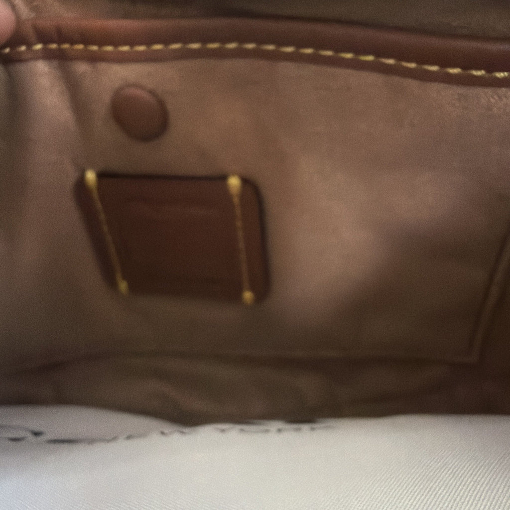 Coach Chalk White LUNA Pebble Leather Shoulder Bag BNWT 90s Style