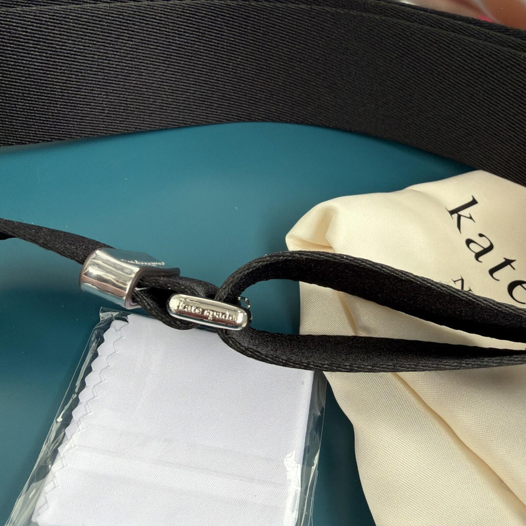 340 KATE SPADE Sam Icon Metallic Small Convertible Crossbody Silver £375 BNWT