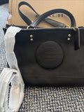 Coach Dempsey Tote Bag 22 With Coach Patch BNWT Black Leather
