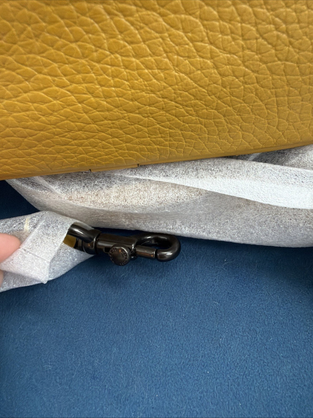 COACH Leather Camera Bag Shoulder Bag CC386 Flax / Mustard Yellow  BN