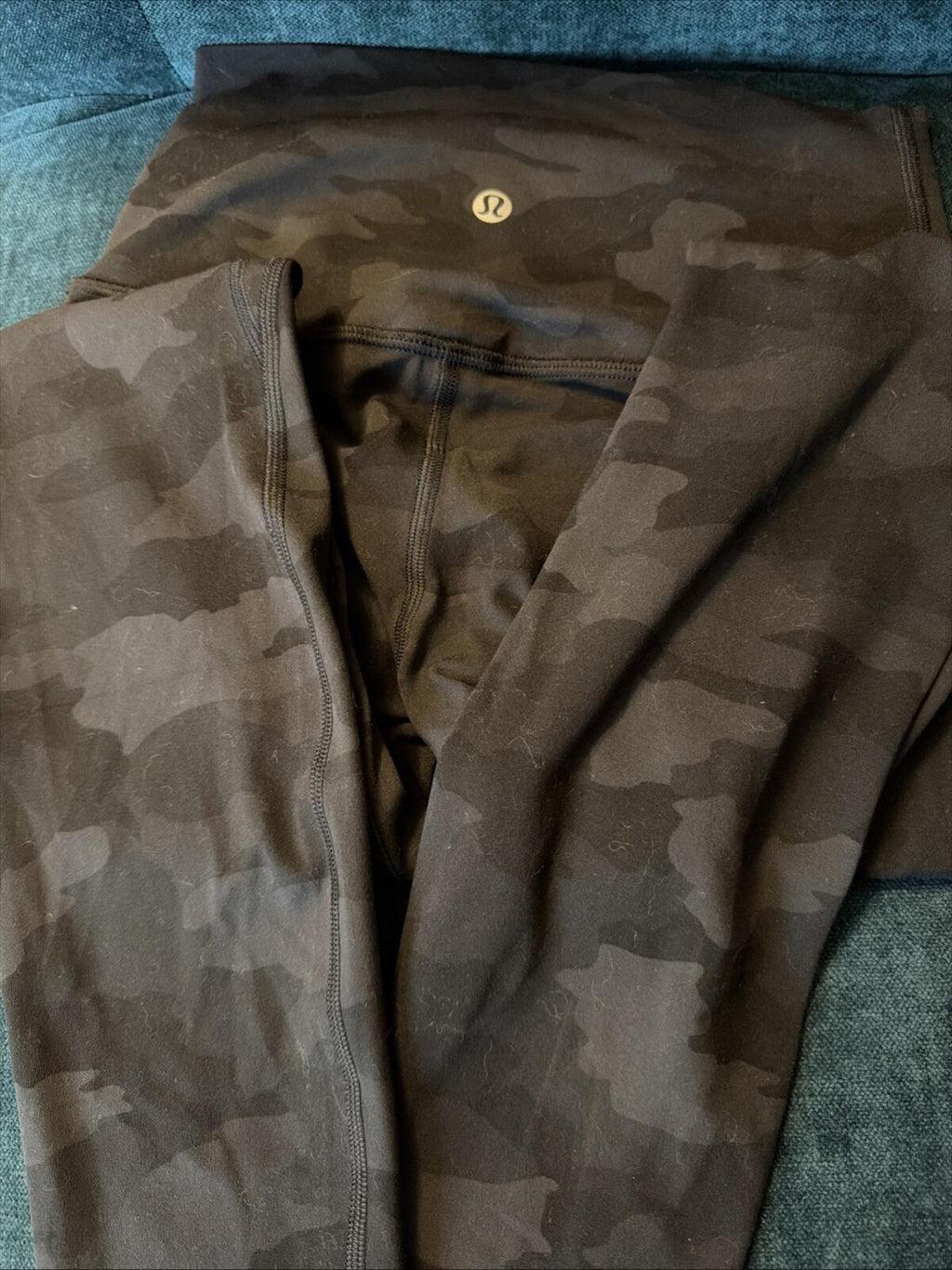 Lululemon Align Pant 28" Heritage 365 Camo Deep Coal Multi Uk 8 BNWOT Leggings