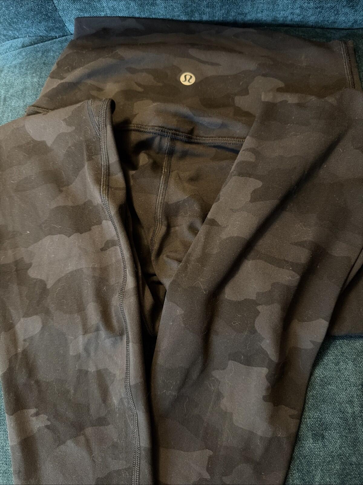 Lululemon Align Pant 28" Heritage 365 Camo Deep Coal Multi Uk 8 BNWOT Leggings