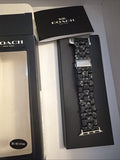 COACH Apple Watch Band Strap 14700232  Replacement Belt Black Tortoiseshell BNIB