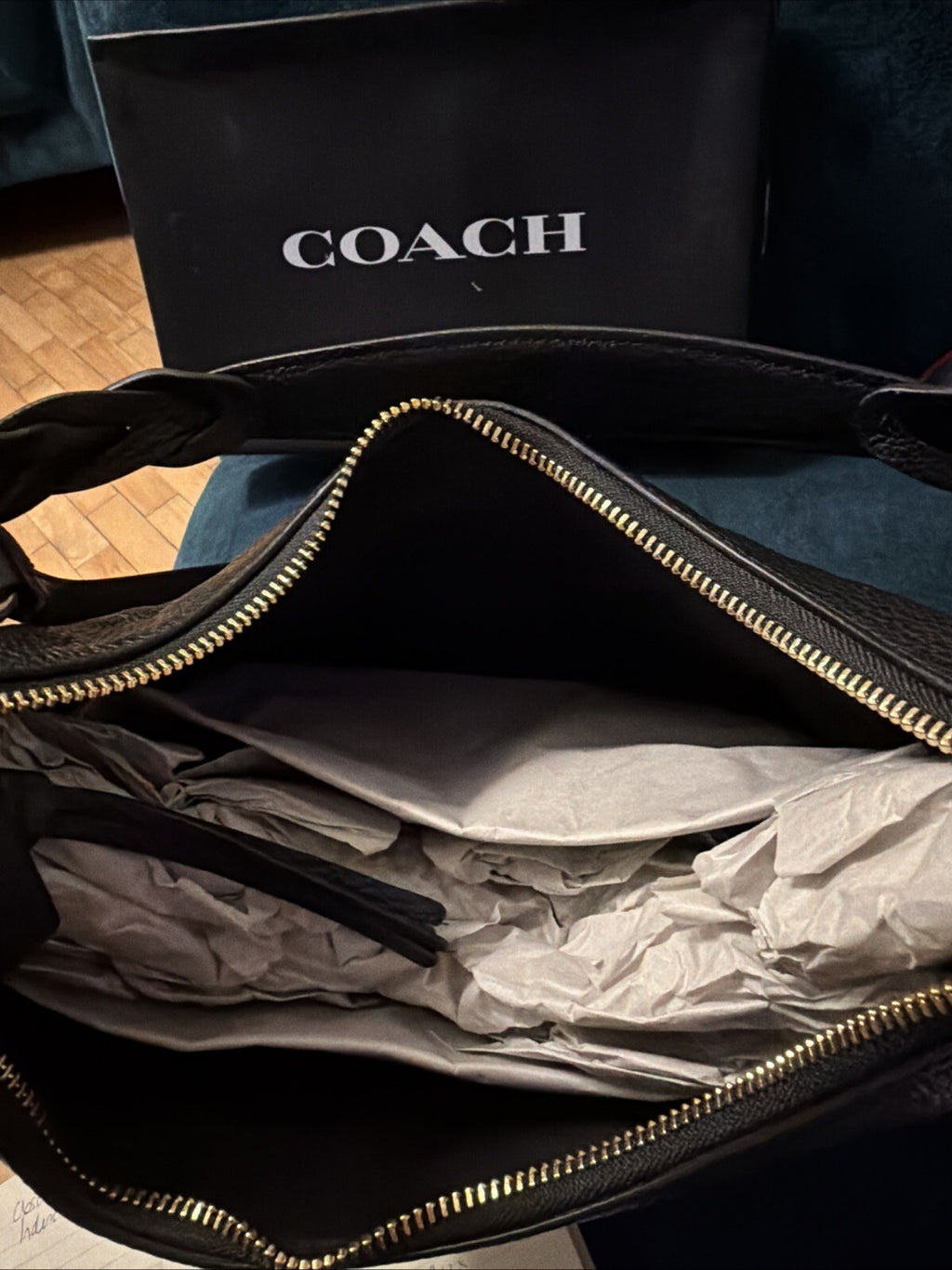 Coach Jules Hobo Pebble Leather Shoulder Bag Handbag Black 2 Straps BNWT £495