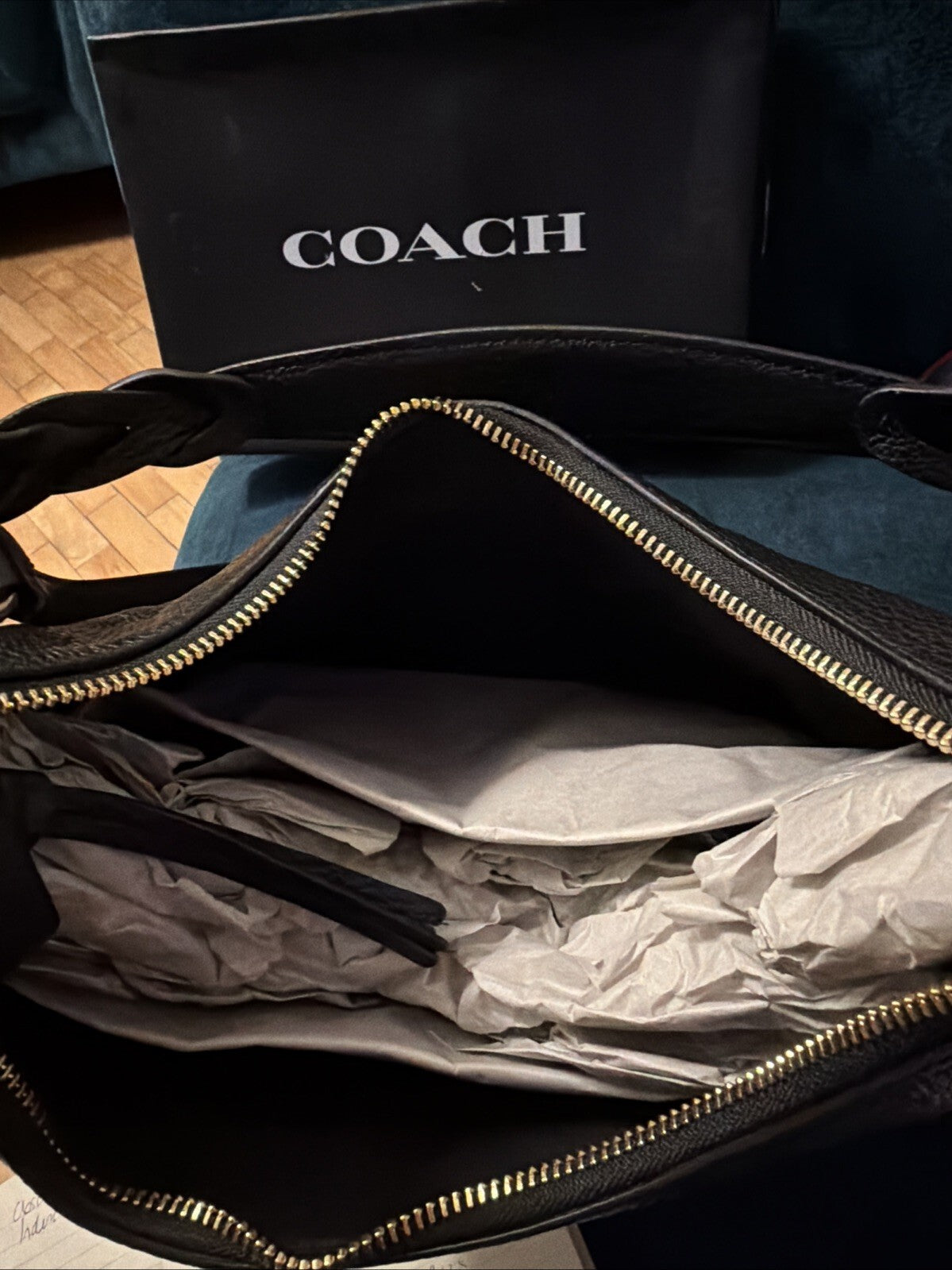 Coach Jules Hobo Pebble Leather Shoulder Bag Handbag Black 2 Straps BNWT £495