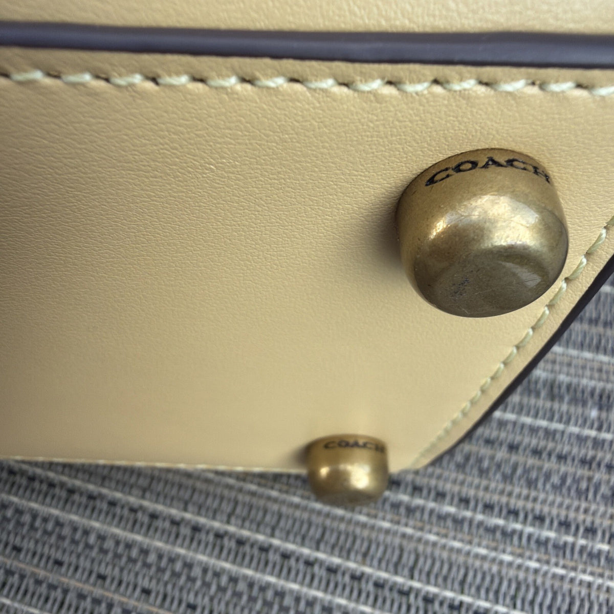 Coach Sammy Top Handle 21 Bag smooth leather Hay - Yellow  RRP £550 BNWT