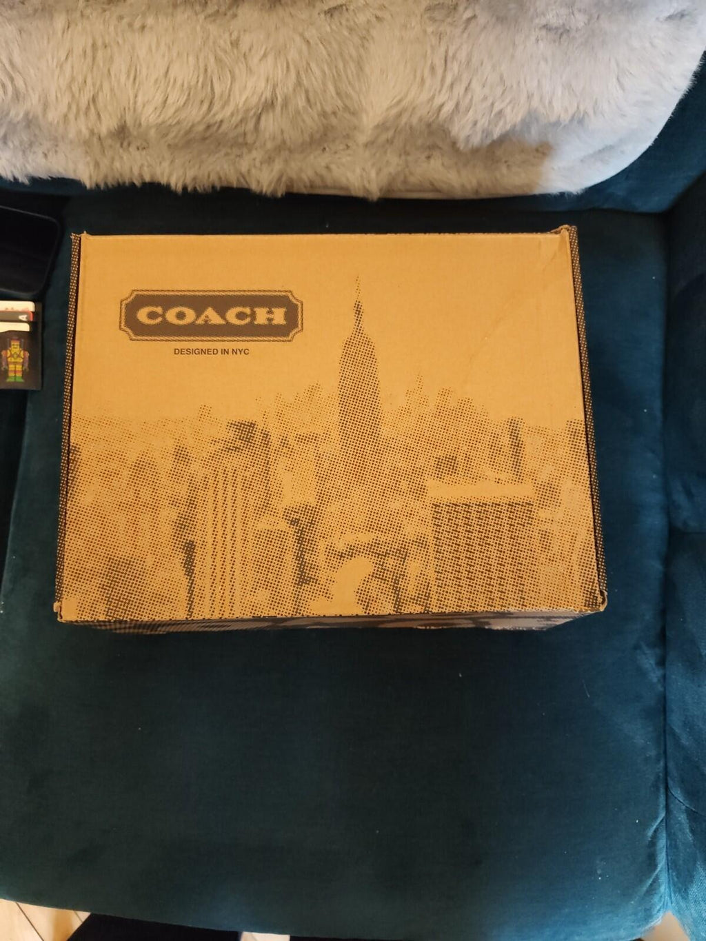 Coach Mesh Sneaker Chalk/Bluebell BNIB UK 4.5