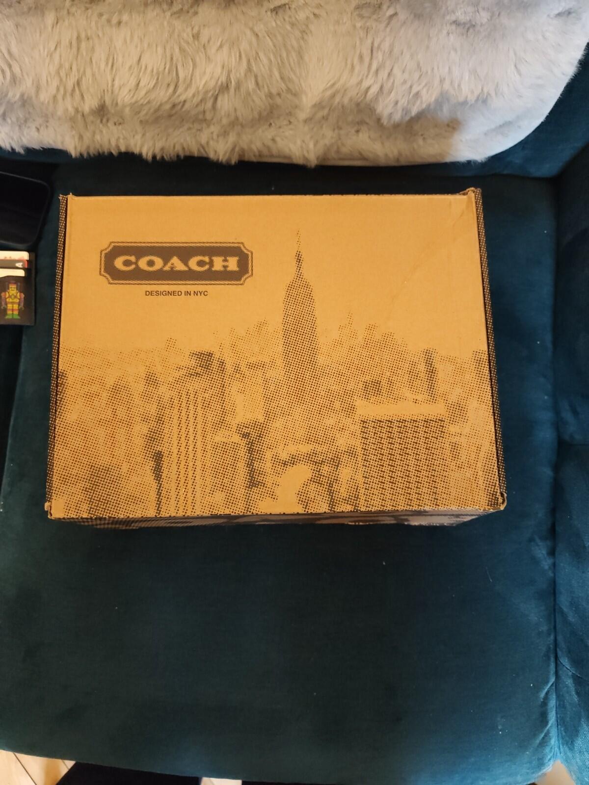 Coach Mesh Sneaker Chalk/Bluebell BNIB UK 4.5