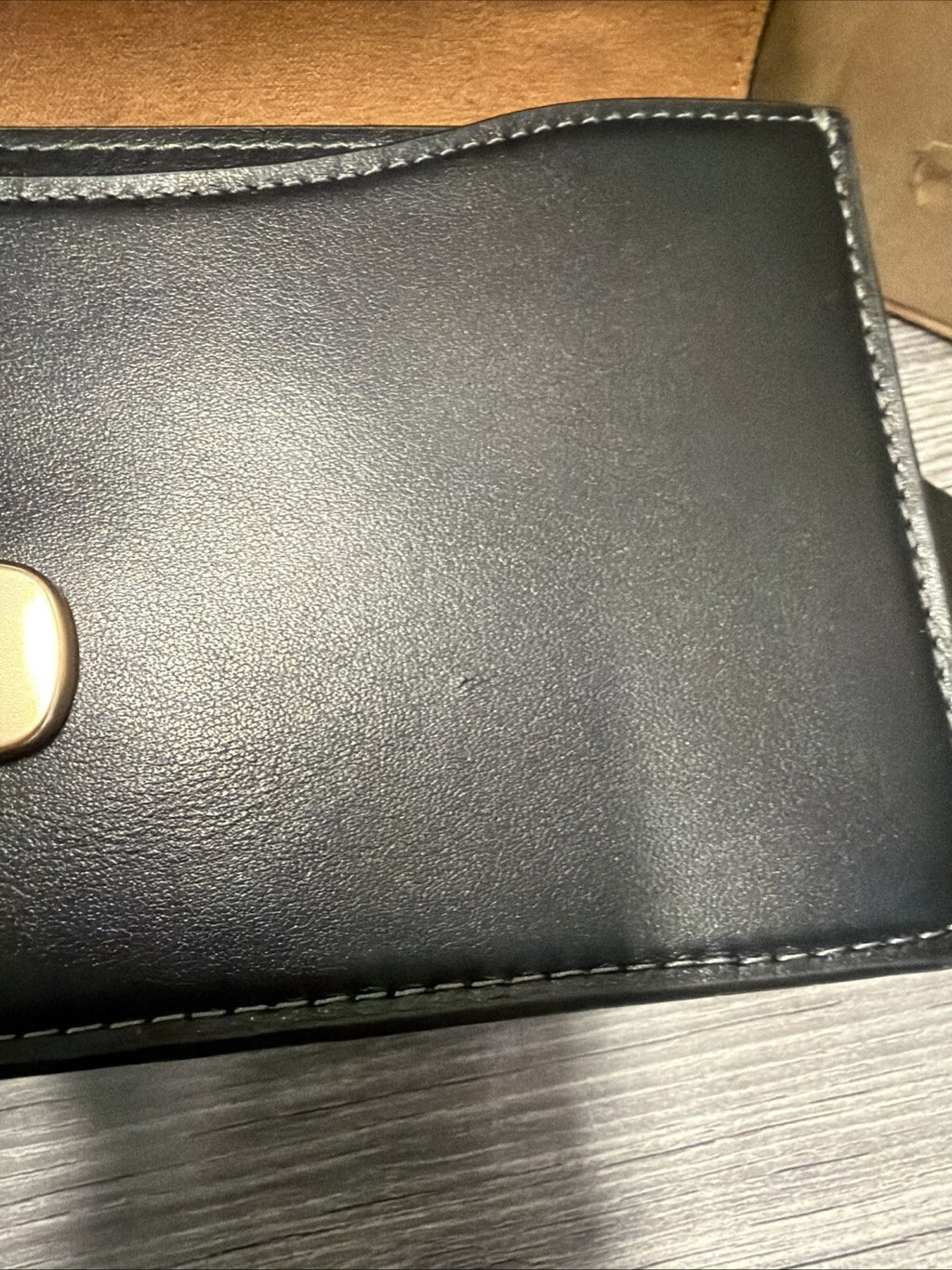 Coach Eliza Flap Crossbody Bag Black Gold New