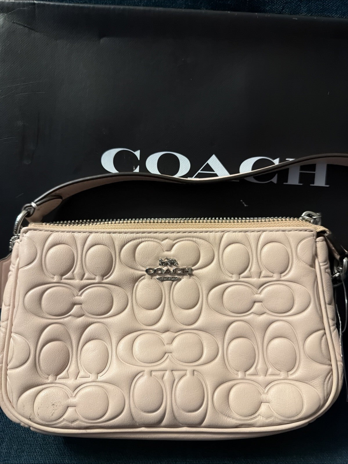 Coach Nolita 19 In Signature Leather Blush Pink Handbag BNWT CZ456