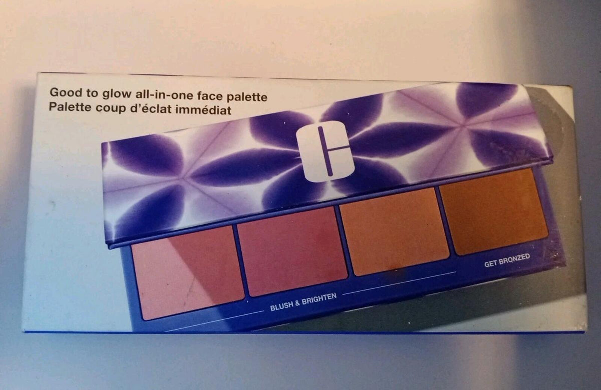 CLINIQUE Good to Glow All in One Palette Powder Bronzer Blush Highlight Ltd Edt