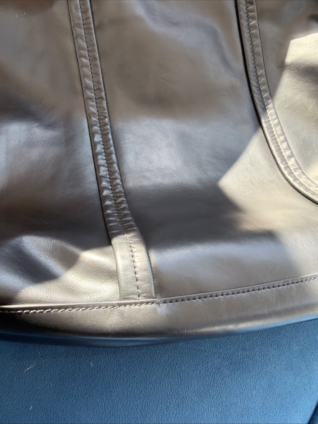 Coach Hall Leather Tote 33 Shoulder Bag Black Unisex BNWT