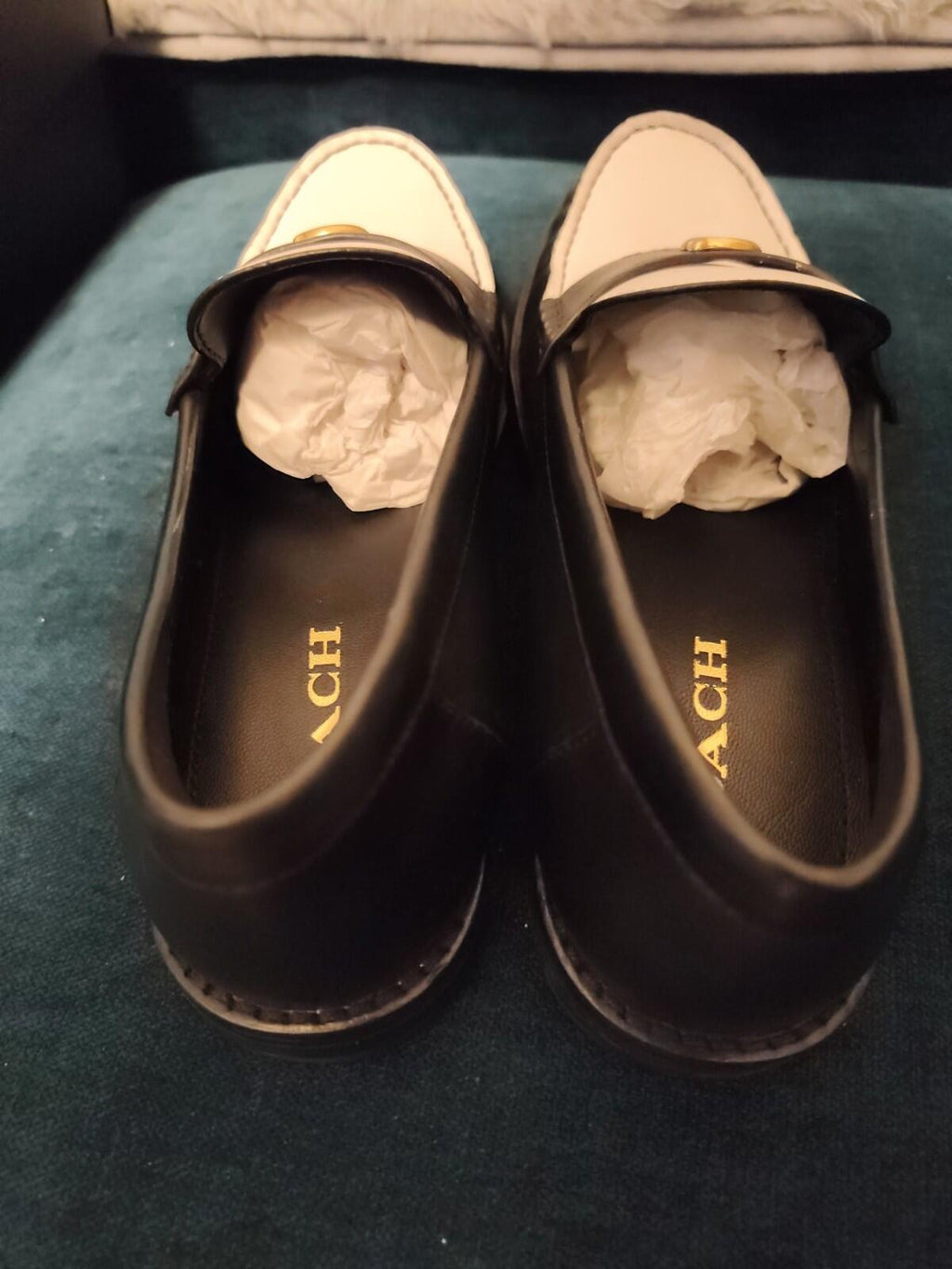Coach Jolene Loafer Black/Optic White UK 6.5 / US 8.5
