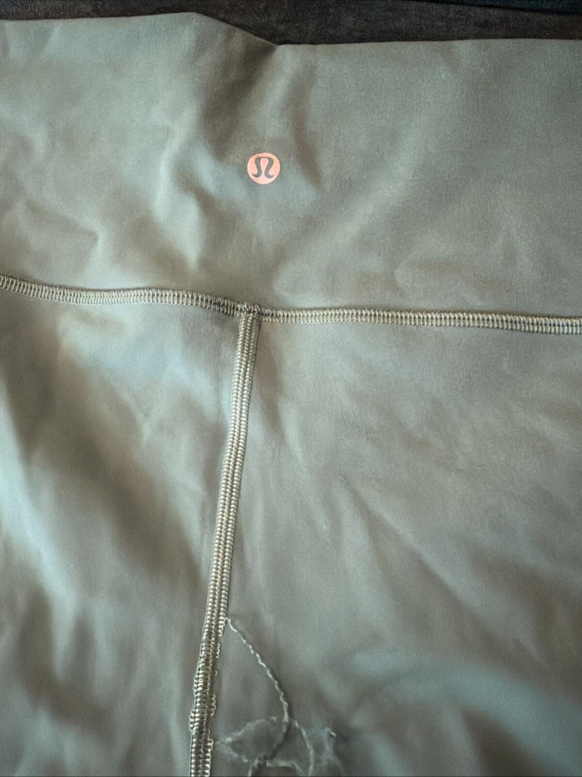 Lululemon Wunder Train High Rise Short 8" Teal Lagoon Size 14 (uk 18) Seam Issue