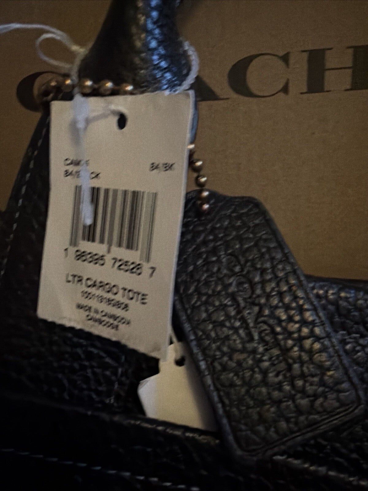 Coach Cargo 42 Bag Leather Tote New Tagged