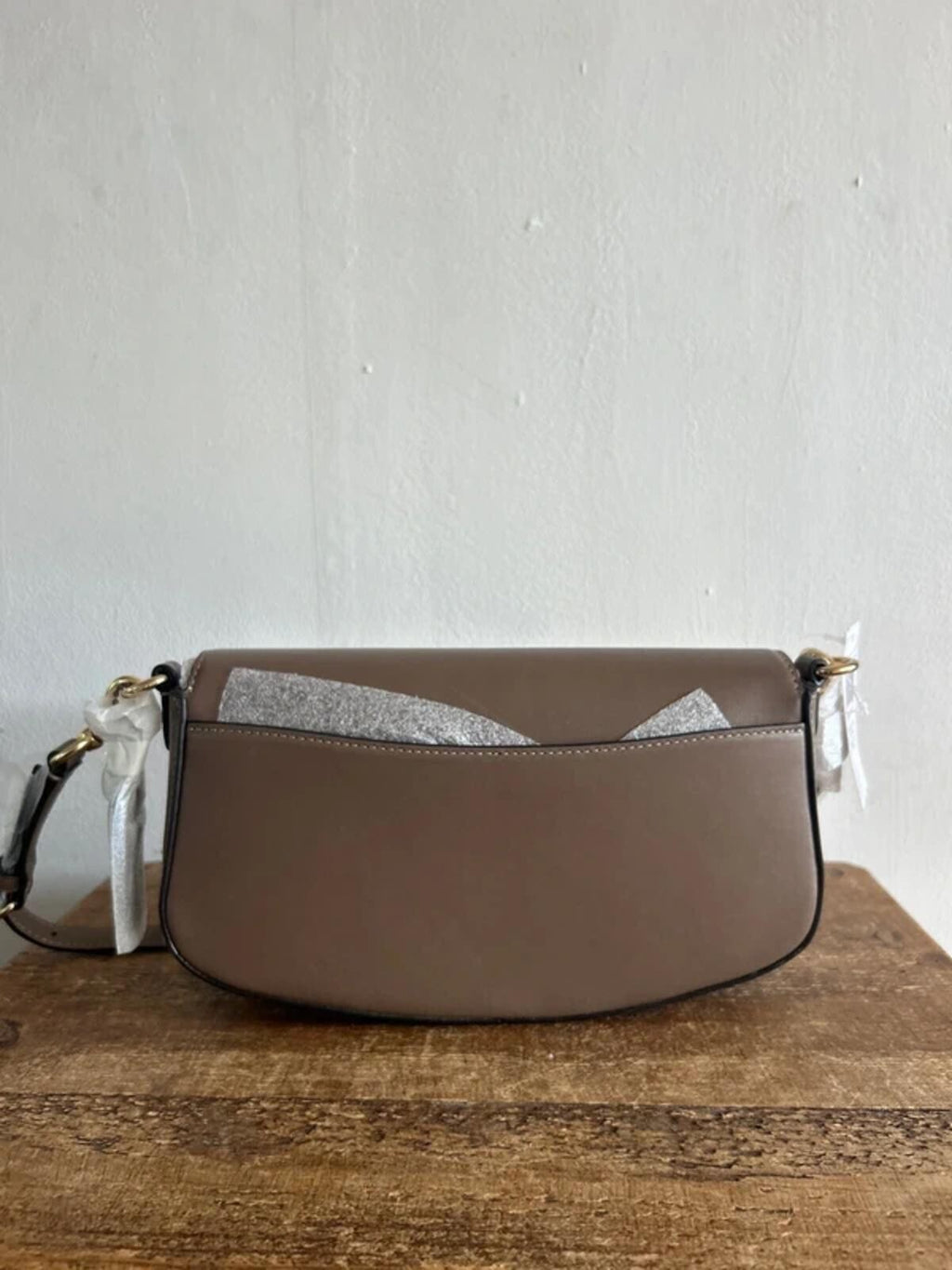 Coach Andrea shoulder bag Dark Stone BNWT Cross Body 2 Straps