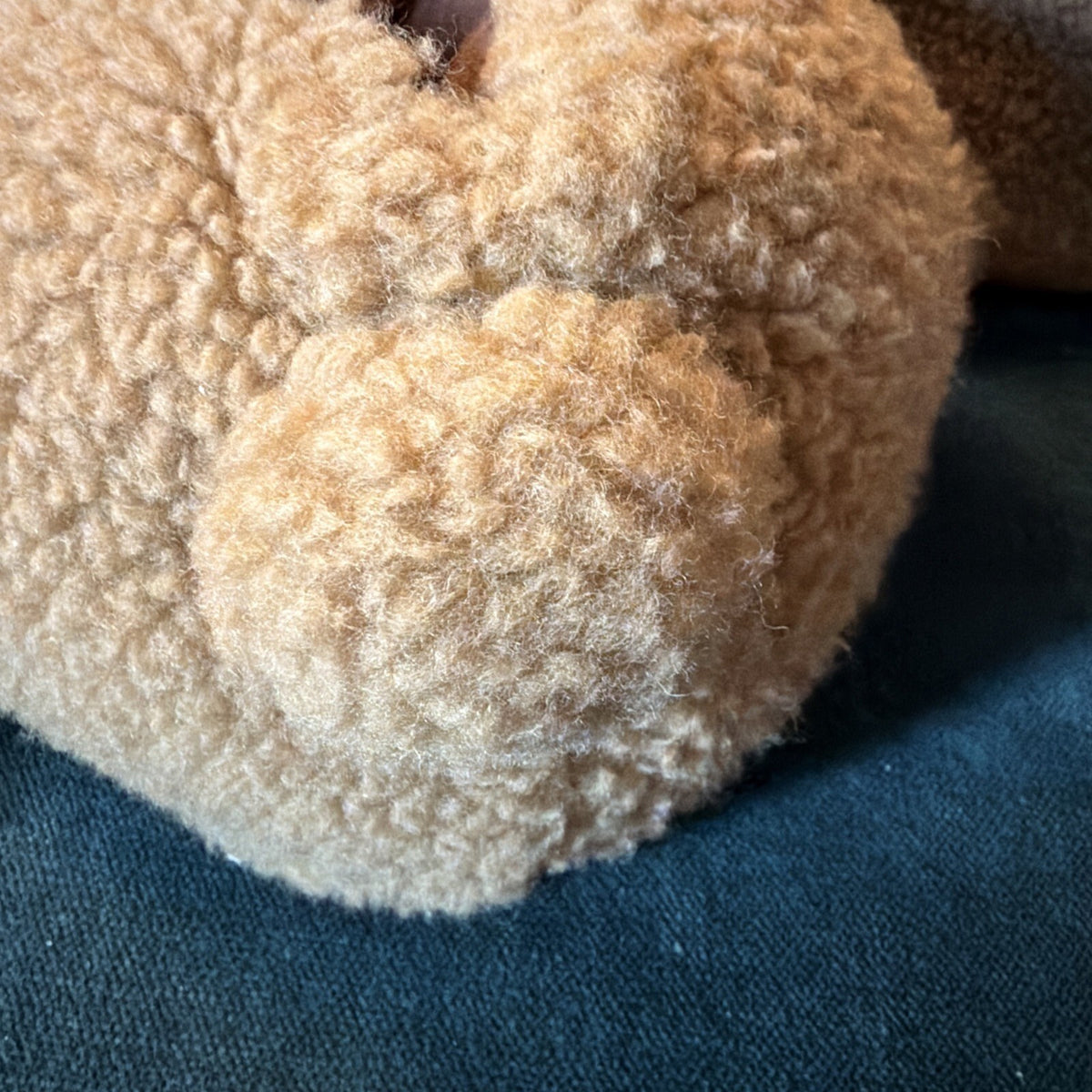 Coach Bunny Rabbit Slipper Teddy Sherpa Fleece Fluffy Brown Size S UK 5-7.5 £295