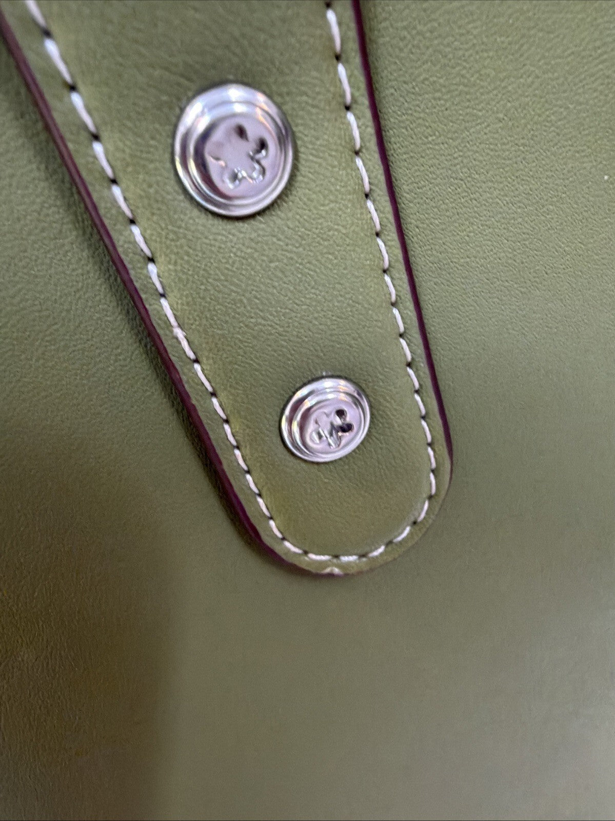 Coach CO667 Re Laceable Tote Olive Green Coachtopia Leather Pouch Medium Bag BN