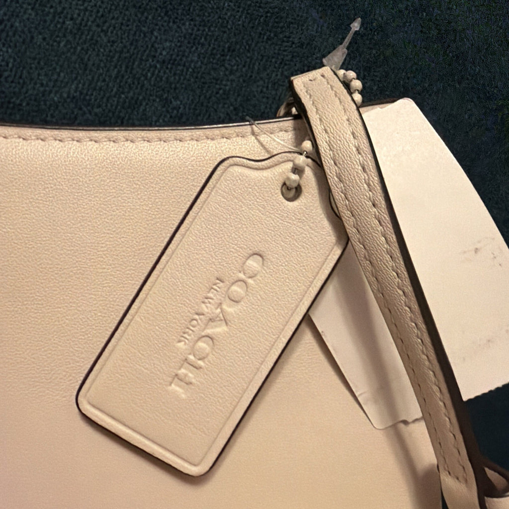 Coach C0952 Penelope Chalk White Leather Shoulder Bag Purse Chalk Hardware BNWT
