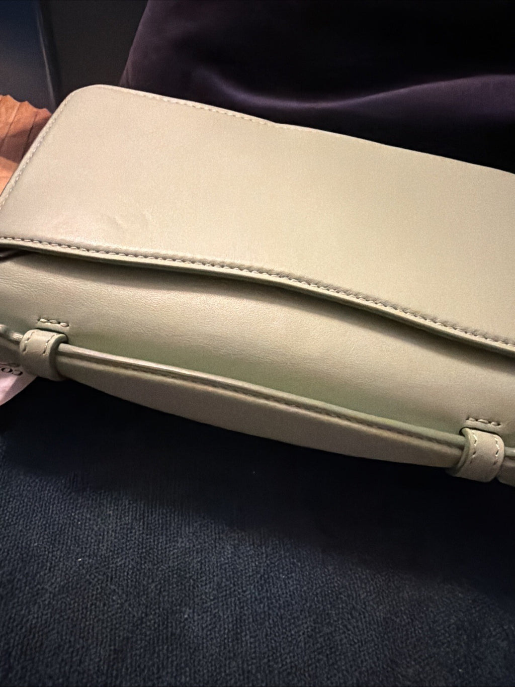 Coach Juno Bag in Pale Pistachio Glovetanned Leather BNWT CR706