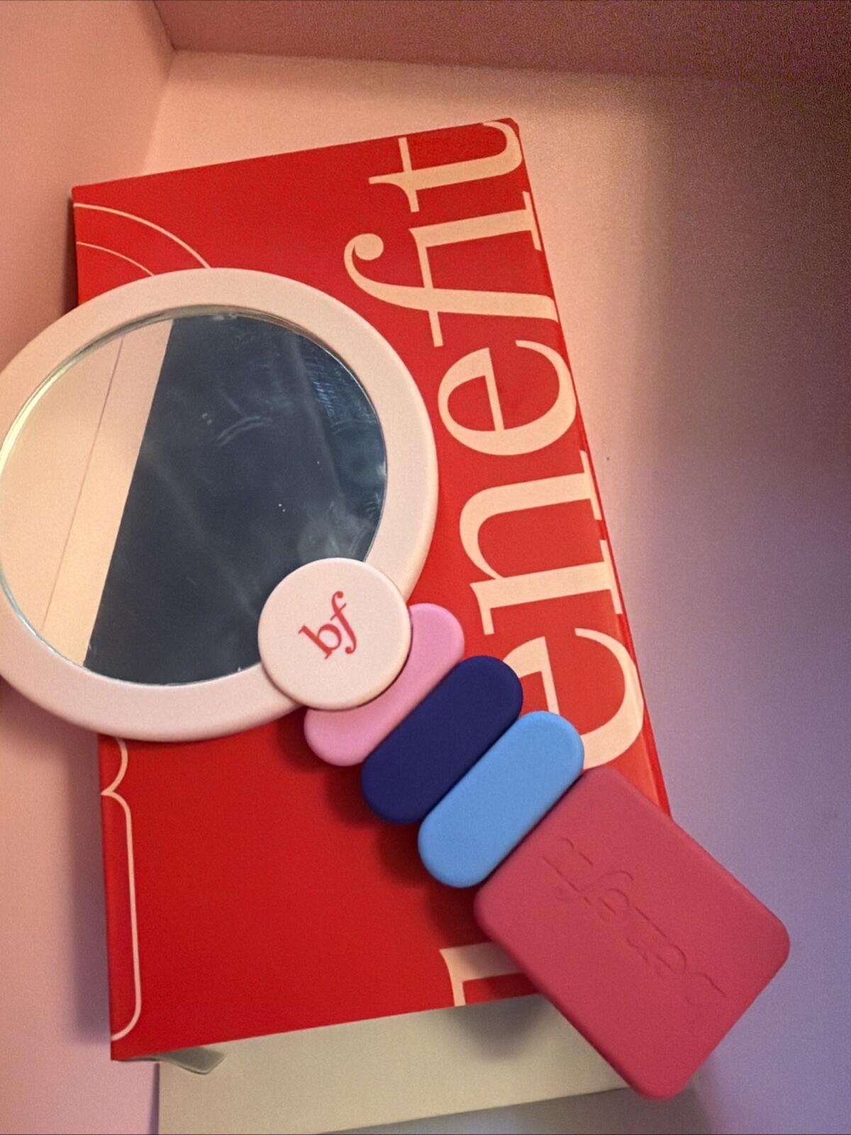 Benefit Cosmetics Branded Mirror Handheld & With Stand BNIB