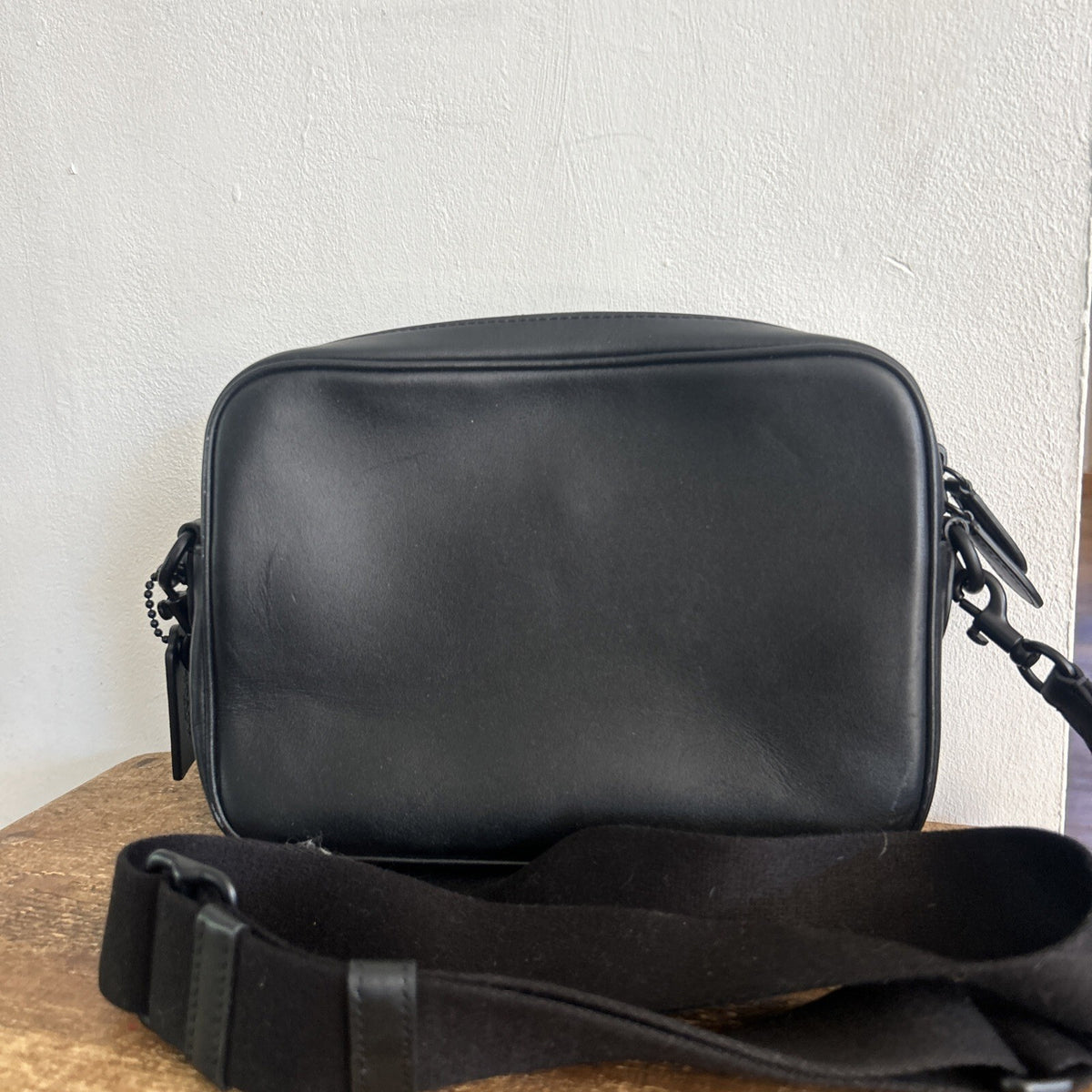 420 Coach Charter Flap Crossbody 24 In Black BNWOT