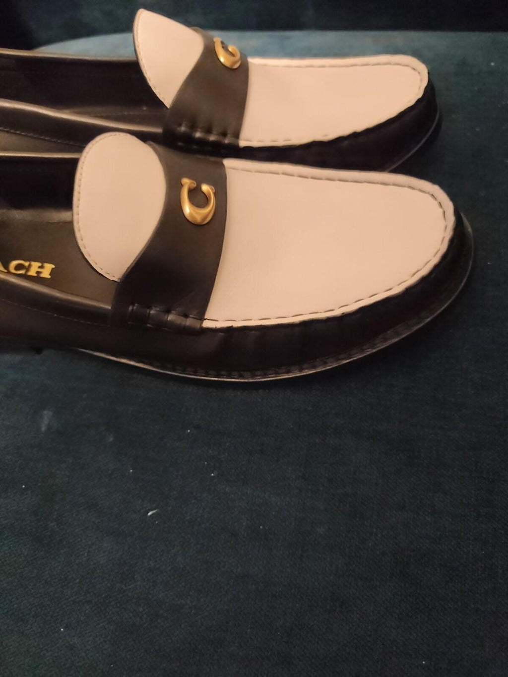 Coach Jolene Loafer Black/Optic White UK 6.5 / US 8.5