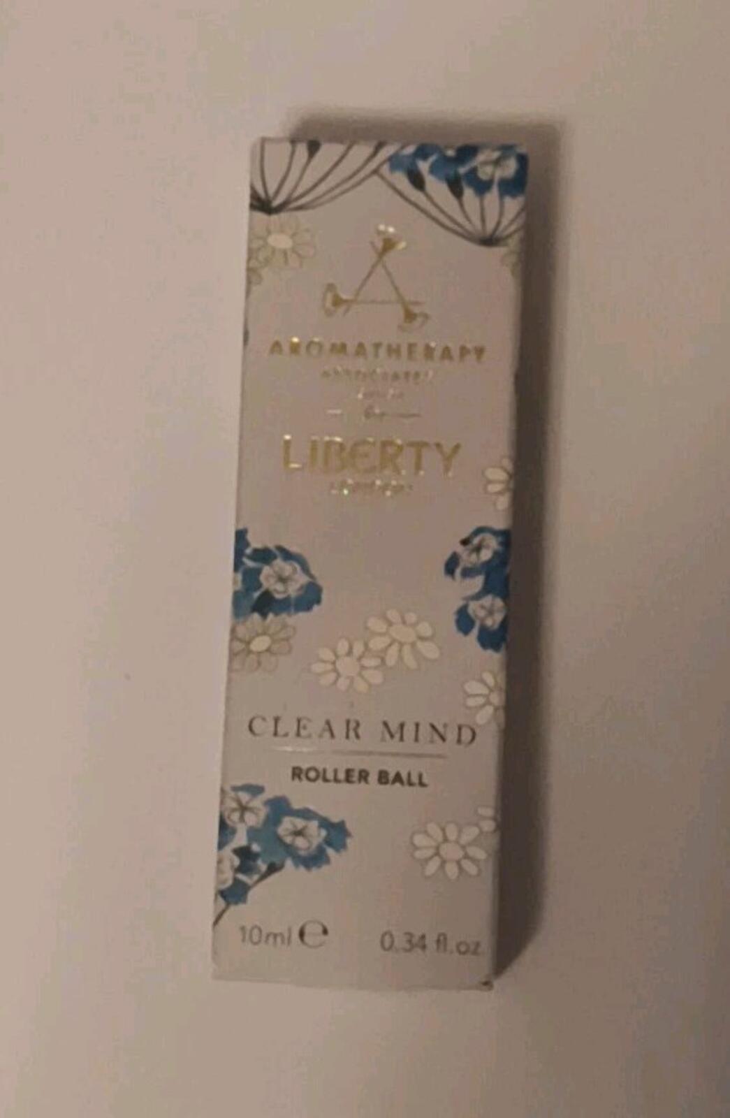 Aromatherapy Associates Liberty London Clear Mind Pulse Point Oil DeStress 10ml