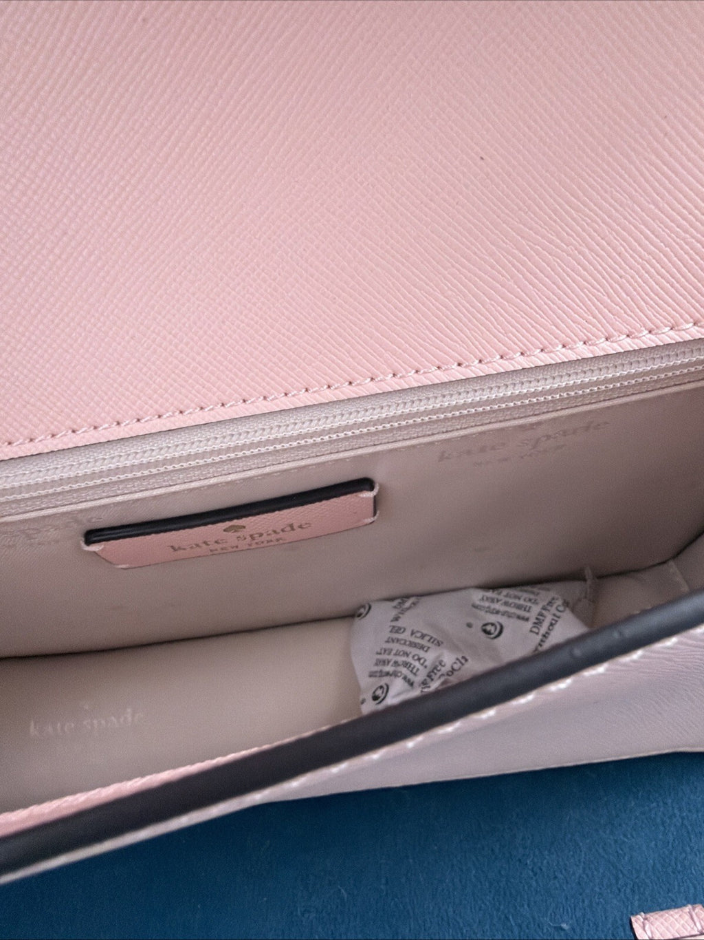 Kate Spade Madison Flap Crossbody Bag Conch Pink Leather Chain Purse BNWT £259