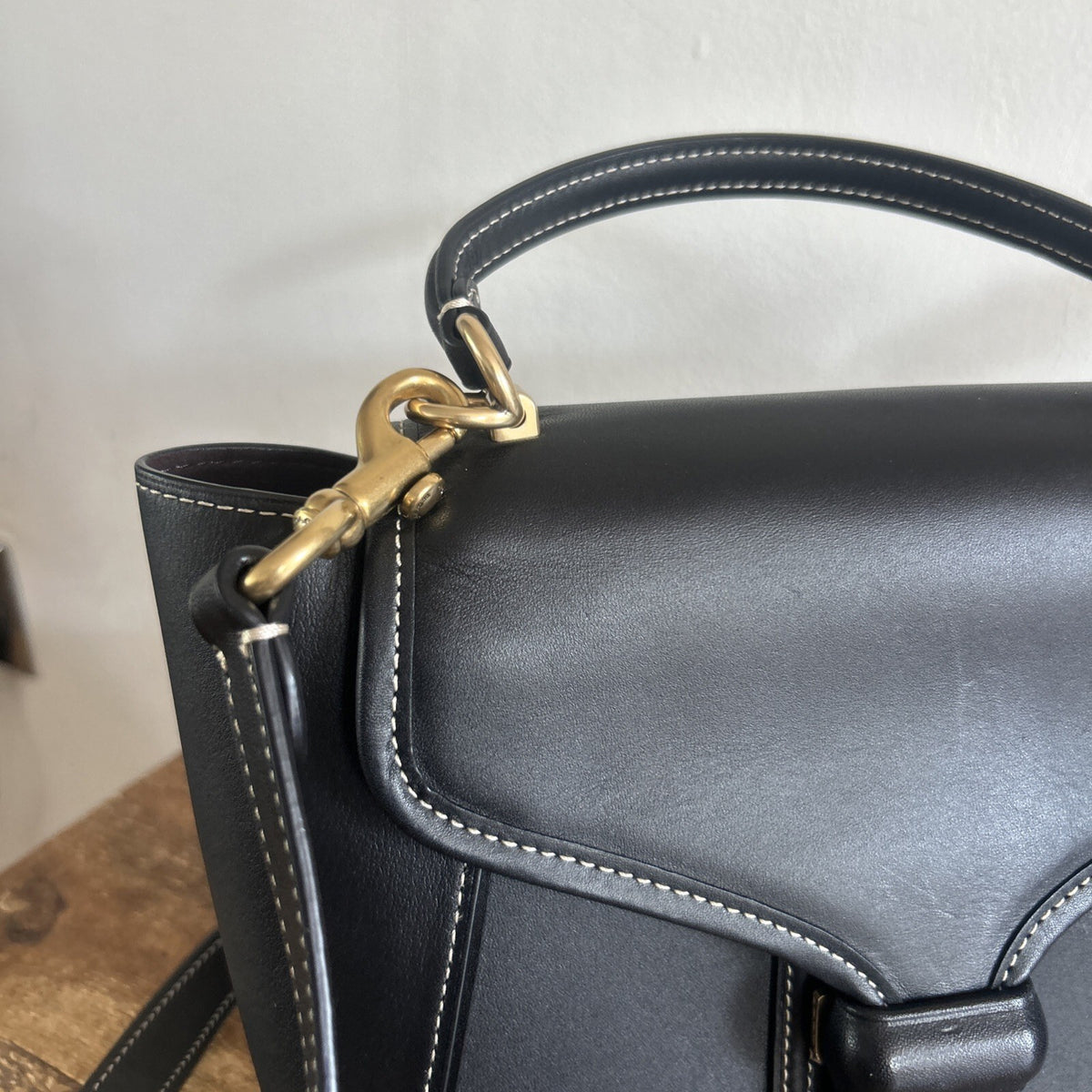 412 Coach Courier Carryall Bag In Black Leather, Style 88348 BNWOT