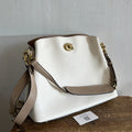 406 Coach Willow Shoulder Bucket Bag In Chalk Colour block BNWOT