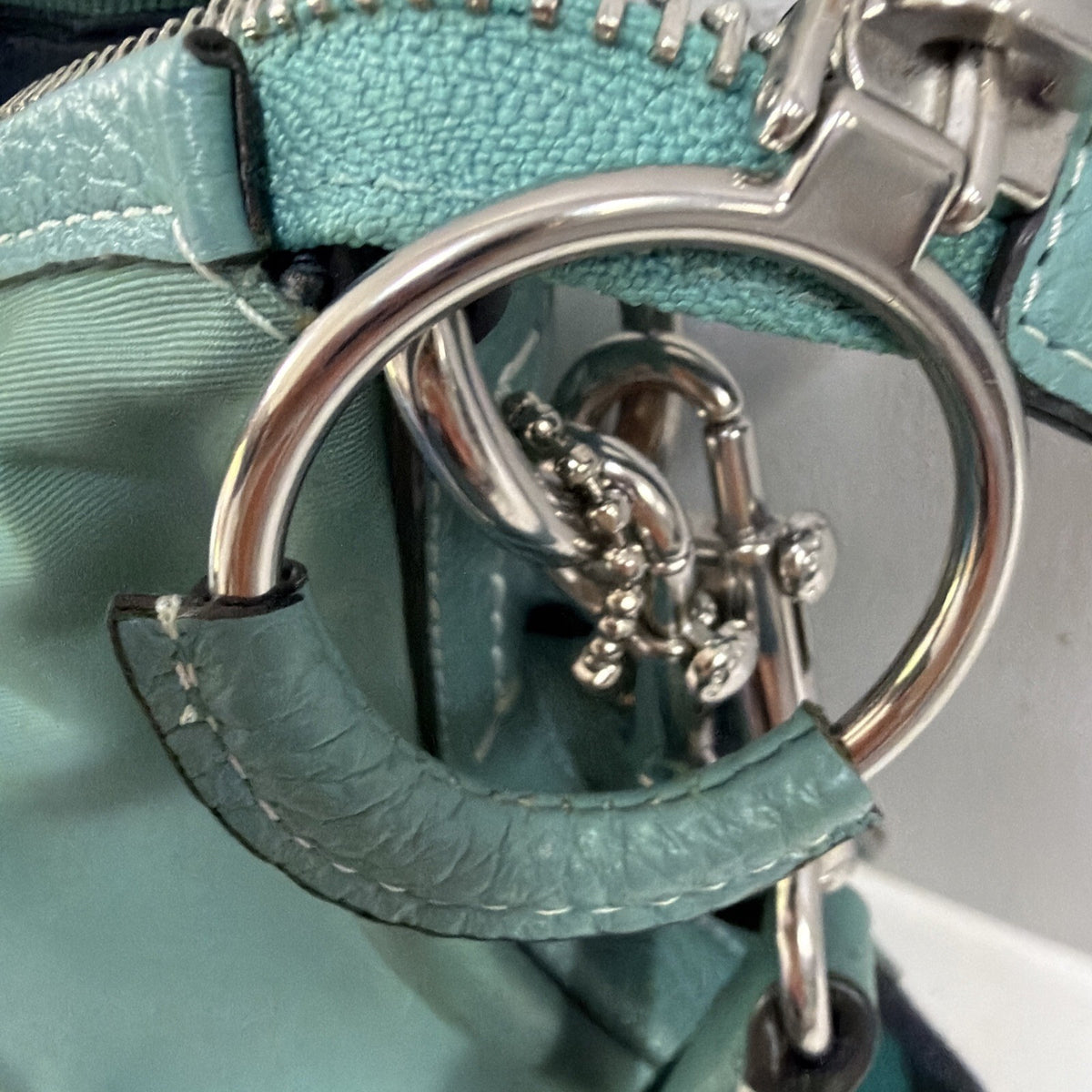 Coach Nylon Ellis Shoulder Bag CA205 Blue Green Multi With Coin Purse £425 BNWT