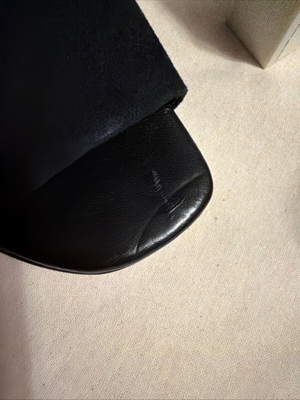 TORY BURCH Black Suede T Block Slip-On Mule Uk 3.5 $368 With Dust Bag New