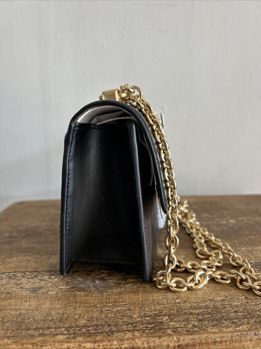 403 Coach Eliza Flap Crossbody Bag BNWT in Walnut/black