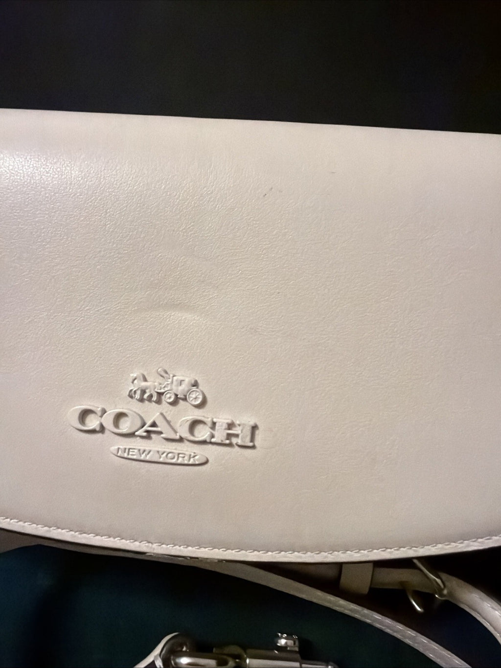 Coach Andrea shoulder bag Ivory BNWT Cross Body 2 Straps