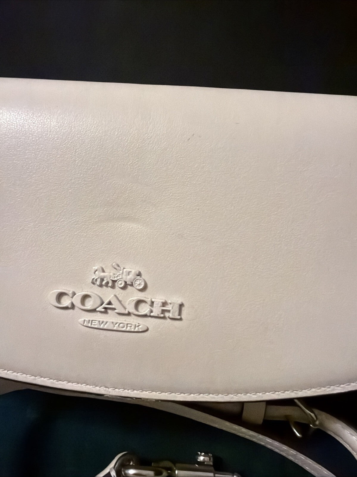 Coach Andrea shoulder bag Ivory BNWT Cross Body 2 Straps