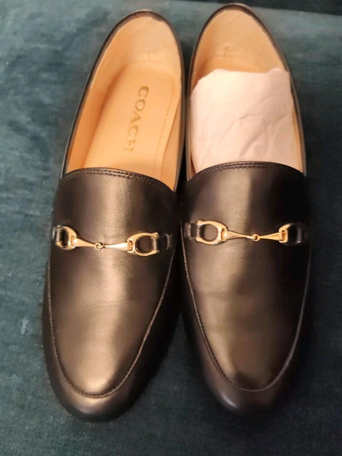 Coach Haley Loafers Black UK 5.5 EUR 38 US 7.5 Runs Small